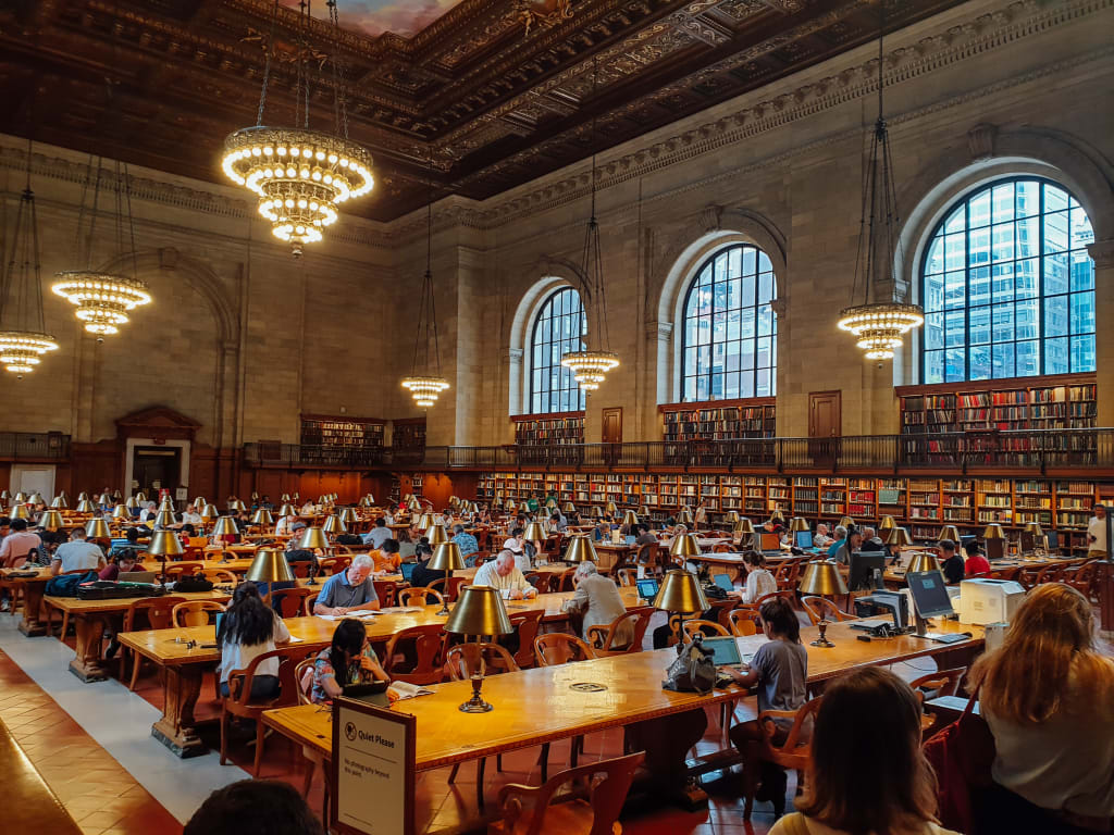 Interno della New York Public Library
